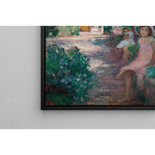 Sous les mimosas les filles de l'artiste - Arnold Peter | Reproduction Tableau Décoration murale affiche copie