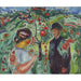 Maalauksen jäljennös Punaisien omenoiden alla - Edvard Munch