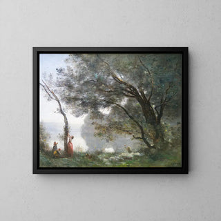 Reproduction tableau | Souvenir de Mortefontaine de Jean-Baptiste-Camille Corot | Poster - Toile - Aluminium