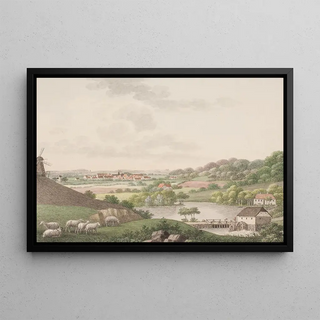 Sren L Lange - Christiansfeld fra den stlige side.webp