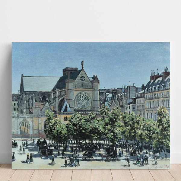 Maalauksen jäljennös St. Germain l'Auxerrois - Claude Monet