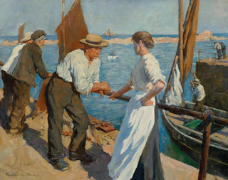 Le quai - Stanhope Alexander Forbes — näkymä teoksesta