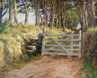 La porte blanche - Stanhope Alexander Forbes — näkymä teoksesta