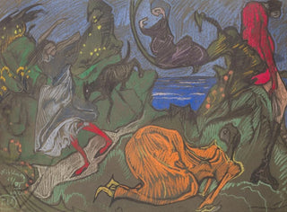 Composition avec des figures en mouvement - Stanisław Ignacy Witkiewicz — näkymä teoksesta