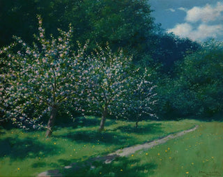 Pommiers en fleurs - Stanisław Witkiewicz — näkymä teoksesta