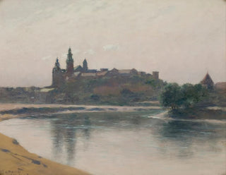 Wawel Maalaus Vistula-puolella - Stanisław Witkiewicz — näkymä teoksesta