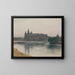 Wawel Maalaus Vistula-puolella - Stanisław Witkiewicz — kehystetty taideteos seinällä