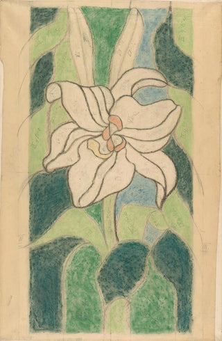 Stanisaw Wyspiaski - Bogosawiona Salomea Projekt witraa do kocioa Franciszkanw w Krakowie.webp