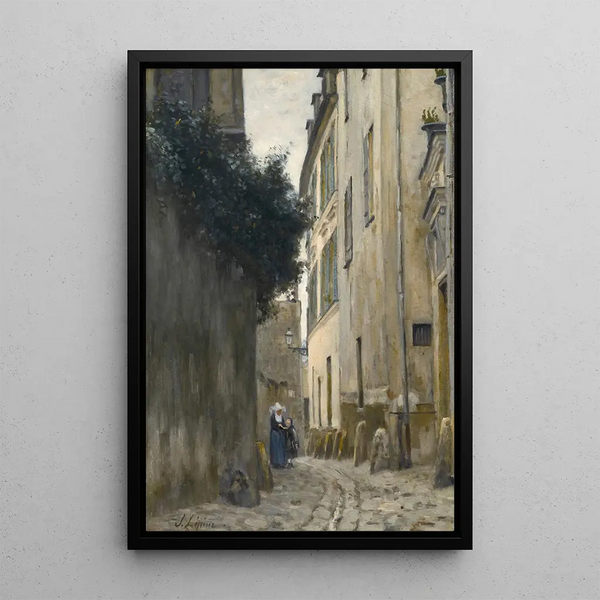 Montmartre, Saint-Vincentin katu - Stanislas Lépine — kehystetty taideteos seinällä