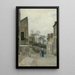 Montmartre, Cortotin katu - Stanislas Lépine — kehystetty taideteos seinällä