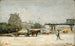 Louvre-näkymän maalaus - Stanislas Lépine — näkymä teoksesta