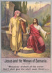 Jeesus ja samarialaisen nainen - Stecher Litho Co — näkymä teoksesta