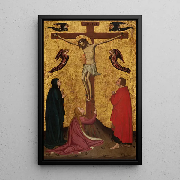 Ristiinnaulitseminen - Stefano da Verona — kehystetty taideteos seinällä