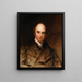 Professori J. H. Toddin 1805–1869 muotokuva Maalaus Stephen Catterson Smith — kehystetty taideteos seinällä