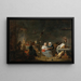 Noidan saatanan juhla - David Teniers nuoremman työpaja — kehystetty taideteos seinällä