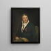 Jacques-Louis David - Georges Rougetin ateljee — kehystetty taideteos seinällä