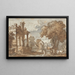 Maisemamaalaus - Manière de Claude Lorrain — kehystetty taideteos seinällä