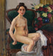 Sur le canapé II Gusti - Leo Putz — näkymä teoksesta