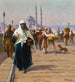 Galata-sillalta, Konstantinopolissa - Fausto Zonaro — näkymä teoksesta