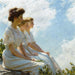 Sur les hauteurs - Charles Courtney Curran — näkymä teoksesta