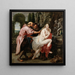 Suzanne et les vieillards - Peter Paul Rubens — kehystetty taideteos seinällä