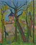 Maisemamaalaus Saint - Bernardista, Ain - Suzanne Valadon — näkymä teoksesta
