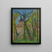 Maisemamaalaus Saint - Bernardista, Ain - Suzanne Valadon — kehystetty taideteos seinällä