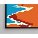 Maalaus Väritetty – Kallioita Siksak Taivaan alla | Juliste Rantamaisemasta Minimalistinen | Moderni Sisustus Olohuoneeseen, Makuuhuoneeseen tai Toimistoon