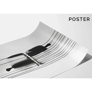 Tableau Design – Reflets Enigmatiques | Poster Abstrait Noir et Blanc Minimaliste | Affiche Contemporaine Élégante et Introspective Contemporaine Élégante et Introspective