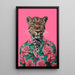 Maalaus Leopard - Trooppinen ja Pop Art -tyyli