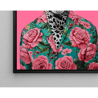 Tableau Léopard - Style Tropical et Pop Art
