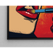 Pop Art - Rouge à Lèvres | Juliste Glamour Colorée Style Lichtenstein