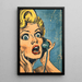 Pop Art - Yllätys puhelimessa | Juliste vintage retro-tyyli BD