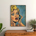 Pop Art - Yllätys puhelimessa | Juliste vintage retro-tyyli BD