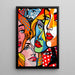 Maalaus Maalaus Pop Art - Kasvot Sirpaleina