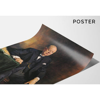 Tableau Winston Churchill - Oswald Hornby Joseph Birley | Reproduction Tableau Décoration murale affiche copie