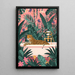 Maalaus leopardi - Leopardti Jungleissa