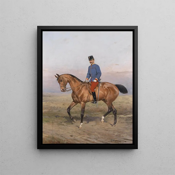 Tadeusz Ajdukiewicz - Kronprinz Rudolf zu Pferd.webp