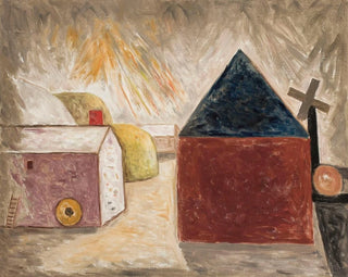 Tadeusz Makowski - Backyard in the sunshine.webp