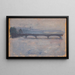 Pont sur la Seine - Tadeusz Makowski — kehystetty taideteos seinällä