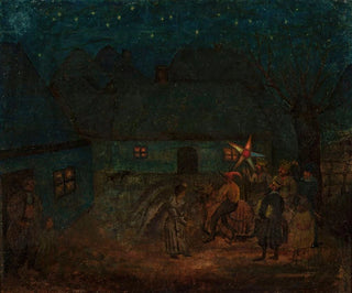 Cracovieen Betlehem - Tadeusz Makowski — näkymä teoksesta