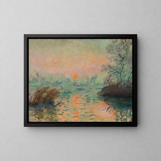 Tadeusz Makowski - Landscape at sunset.webp