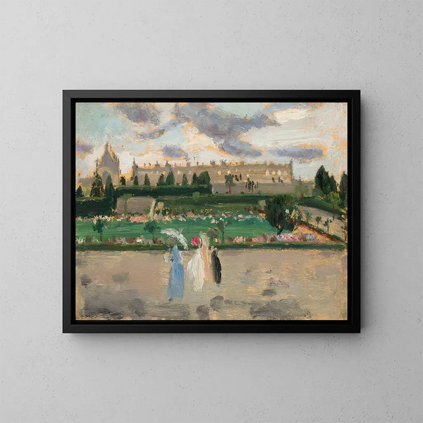 Esplanade des Invalides - Tadeusz Makowski — kehystetty taideteos seinällä