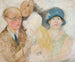 Portrait d'un peintre et de sa famille - Tadeusz Makowski — näkymä teoksesta
