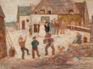 Tadeusz Makowski - Wedding in a village.webp
