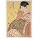 Maalauksen jäljennös Tamaya Uchi Komurasaki, Kôchô, Haruji - Kitagawa Utamaro