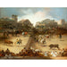 Maalauksen jäljennös Tauromachie dans une arène divisée - Francisco de Goya
