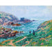 Maalauksen jäljennös Sumuisen ajan Bretagne:ssa - Henry Moret