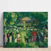 Maalauksen jäljennös Tennis à Newport - George Bellows