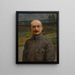 Porträtmaalaus Dr. Adolf Sternschussista - Teodor Axentowicz — kehystetty taideteos seinällä